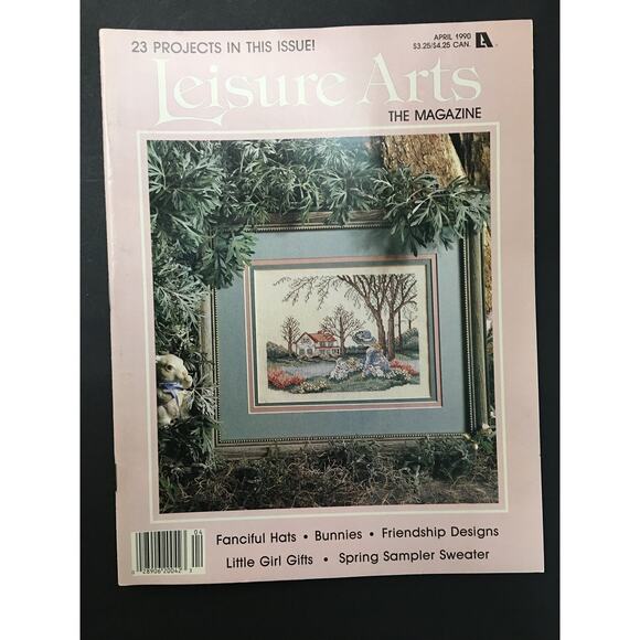 1 Year - 6 Issues of Leisure Arts The Magazine February 1990 - December 1990 - Picture 3 of 9